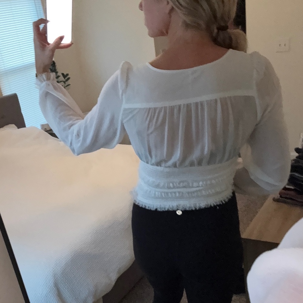 Free People Ruffle Top - Picture 2 of 5